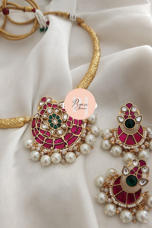 Sia jadau kundan hasli set