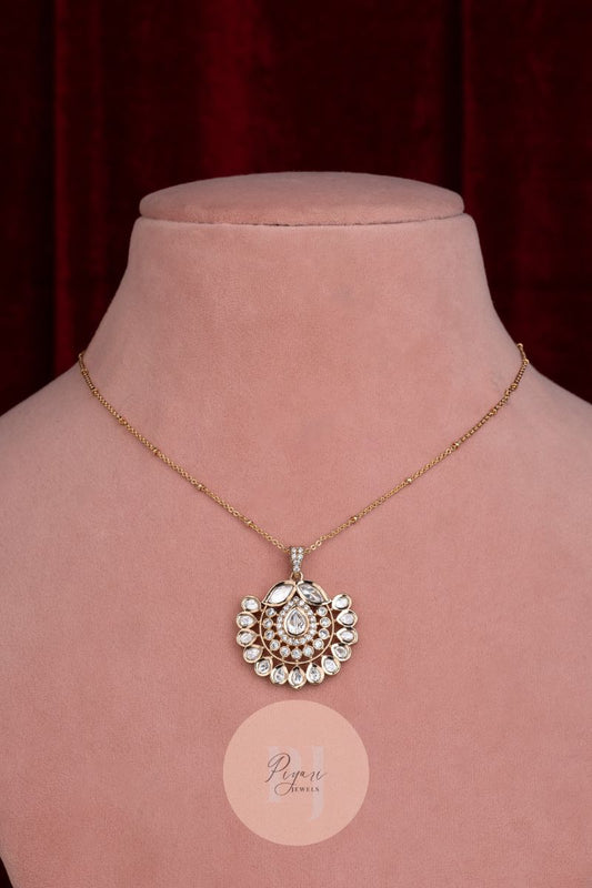 KISHA POLKI PENDANT SET