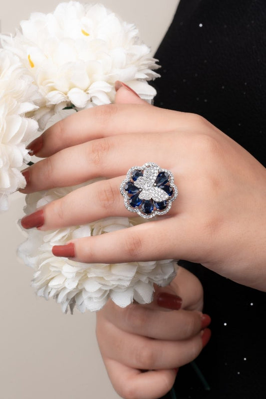 QUINN BUTTERFLY AD COCKTAIL RING