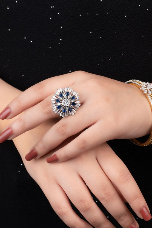 BELLA ROYAL BLUE LUSTURE AD RING