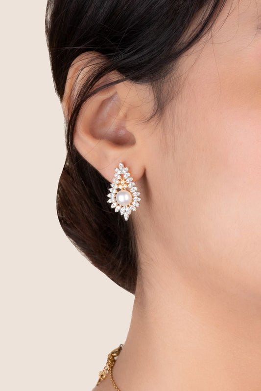 PARI GOLD & LUSTROUS PEARL AD PENDANT SET (CHAIN NOT INCLUDED)