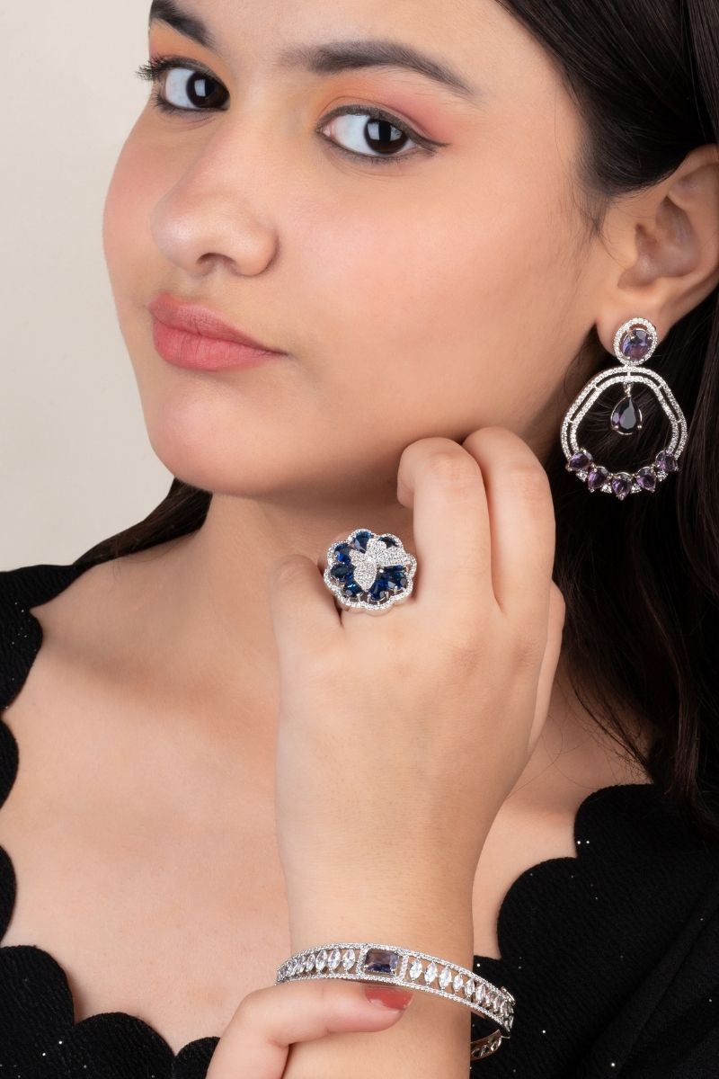 QUINN BUTTERFLY AD COCKTAIL RING