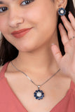 ELARA BLUE DIAMOND ELEGANCE PENDANT SET (CHAIN NOT INCLUDED)