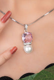 ROSA BLUSH PEARL DROP PENDANT SET (CHAIN NOT INCLUDED)