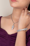 NORA CLASSIC PEARL CZ PENDANT SET (CHAIN NOT INCLUDED)